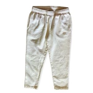 Womens vintage nike swish beige high rise skinny Sweatpants m pull-on elastic